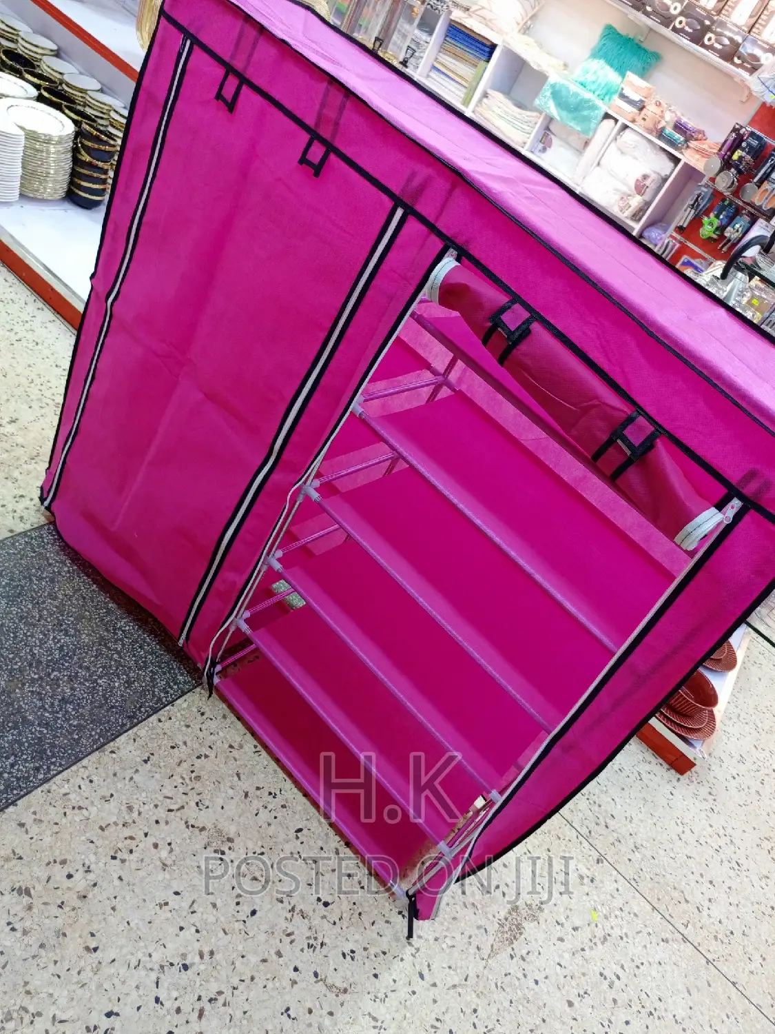 6 Tier Shoe Rack With Cover