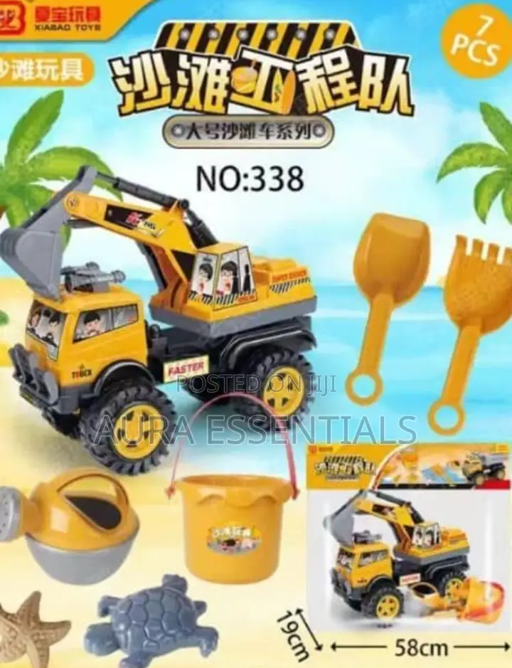 Kids Toy Excavator Construction Truck Set