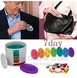 Pill Pro Box Organizer With 7 Single Box 4 Daily Compartment
