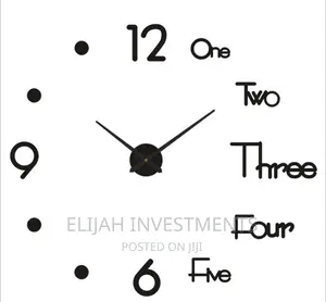 3D Modern Wall Clock