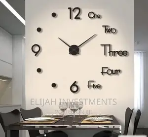 3D Modern Wall Clock