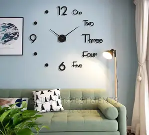 3D Modern Wall Clock