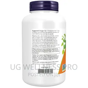 NOW Foods, Slippery Elm Powder, 4 Oz (113 G) Soothes Gut