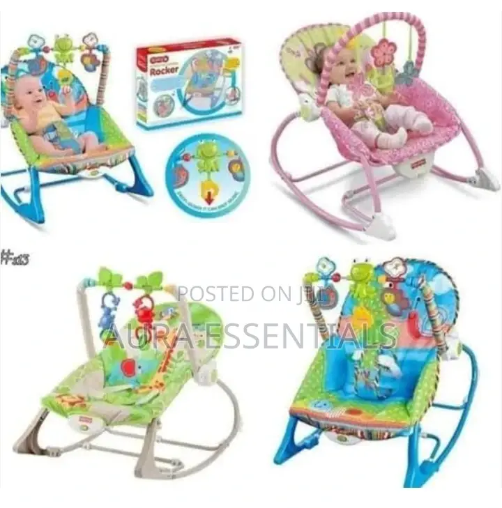 New Premium Infant Bouncer and Rocker Chair