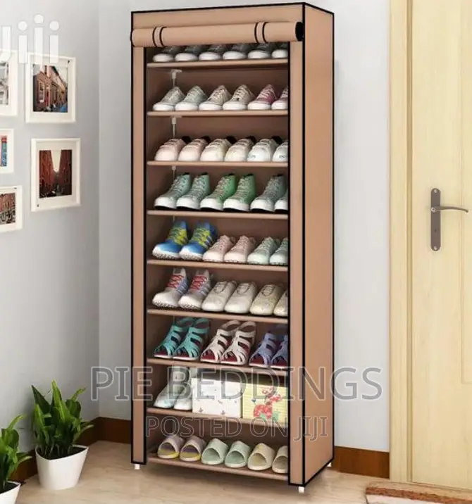 Single Column Closed Shoe Rack