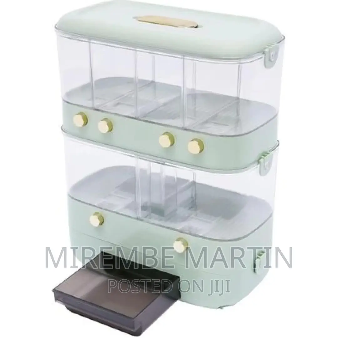 Olpad Rice Dispenser Grain Dispenser 2 Layers Rice Container