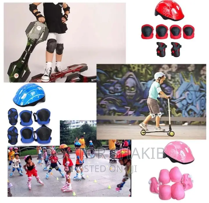 7 In 1 Kids Helmet Protective Bike Gear