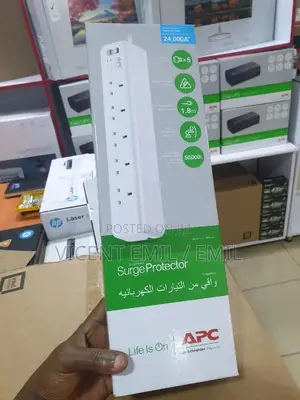 APC Power Extension Surge Protector Socket 5 Ways Original