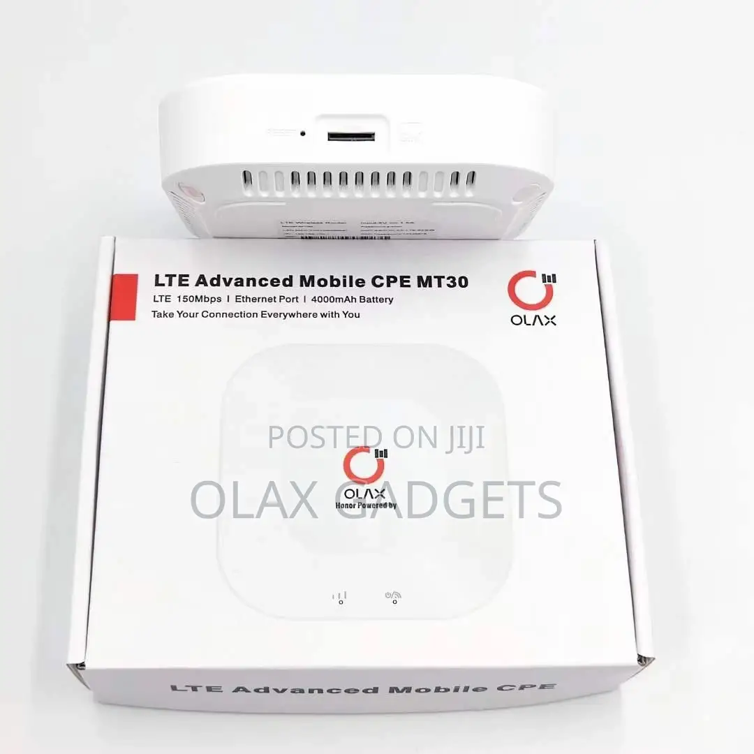 Olax MT30 Mifi With Lan Port and 4000mah - Lyca, Airtel, MTN