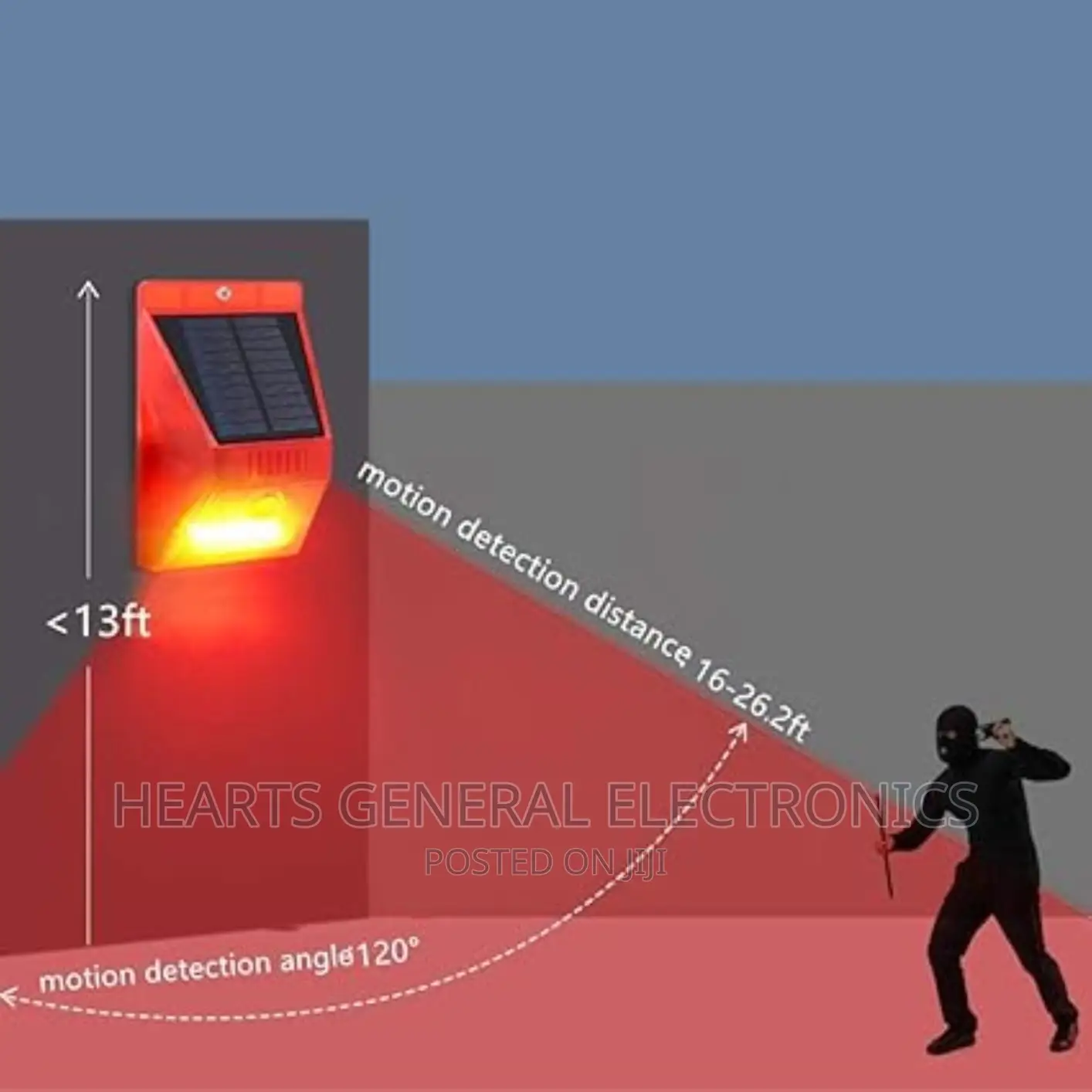 Solar Alarm Lamp