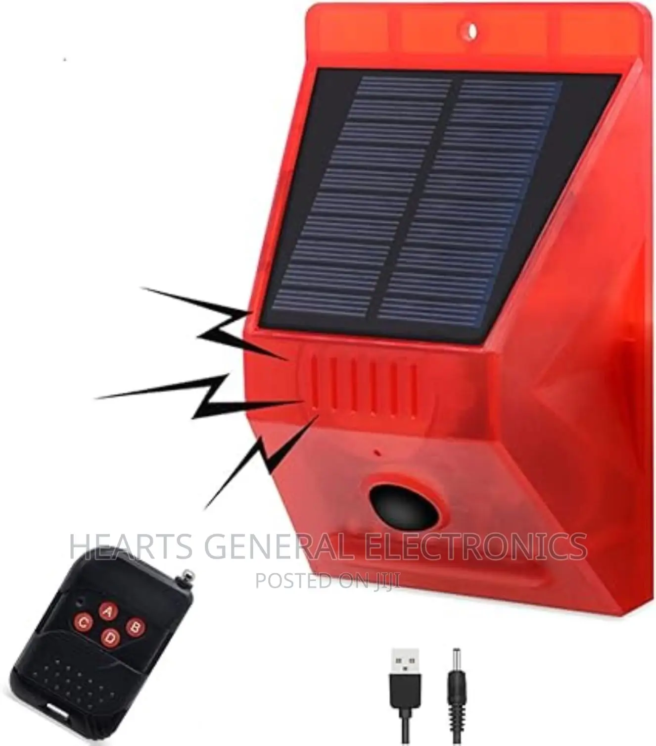 Solar Alarm Lamp
