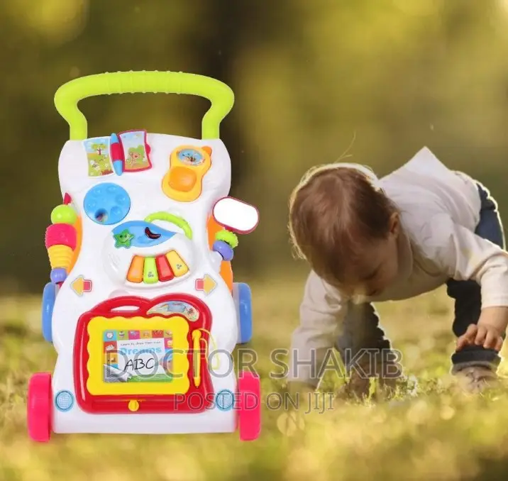 New Children Musical Push and Pull Walker Toy