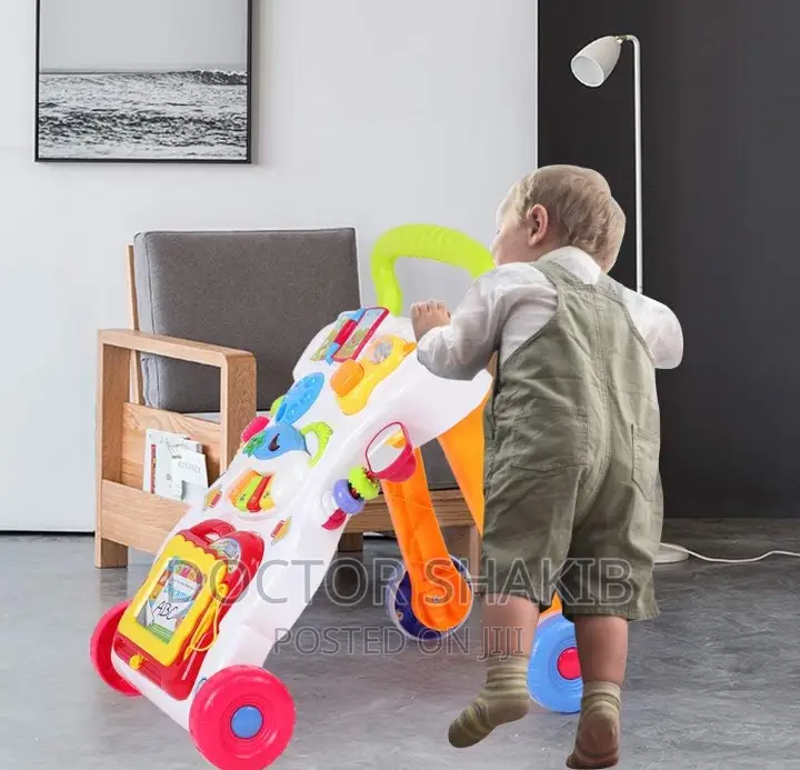 New Children Musical Push and Pull Walker Toy