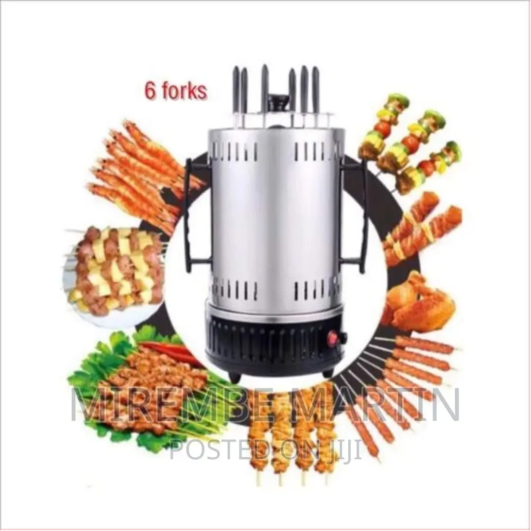 Electric Meat Vegetable Barbecue Kebab Machine Maker