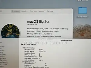 Laptop Apple MacBook Pro 2018 16GB Intel Core I7 SSD 500GB