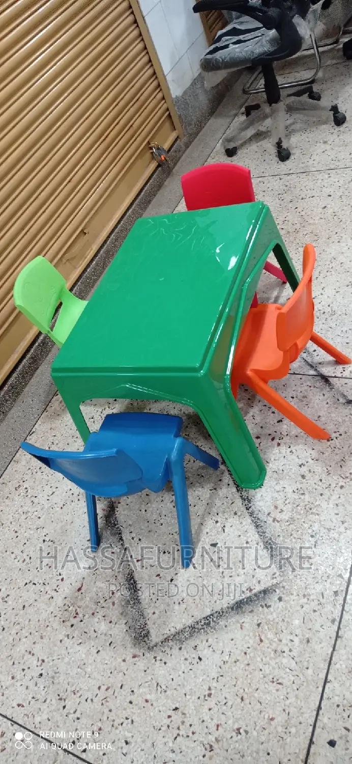 Kindergarten Plastic Table and Chairs
