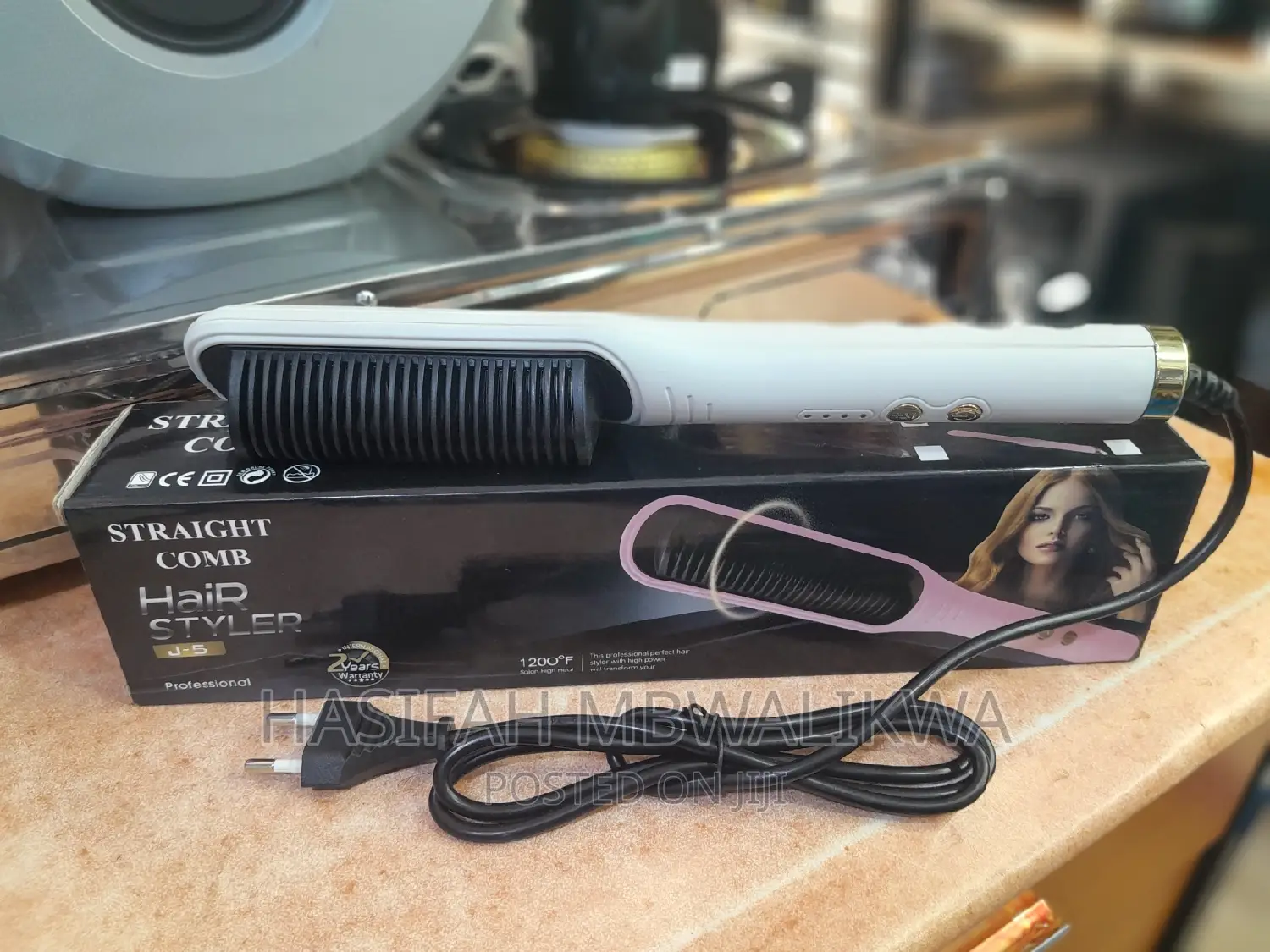 Dual Electric Straight Comb Hair Styler