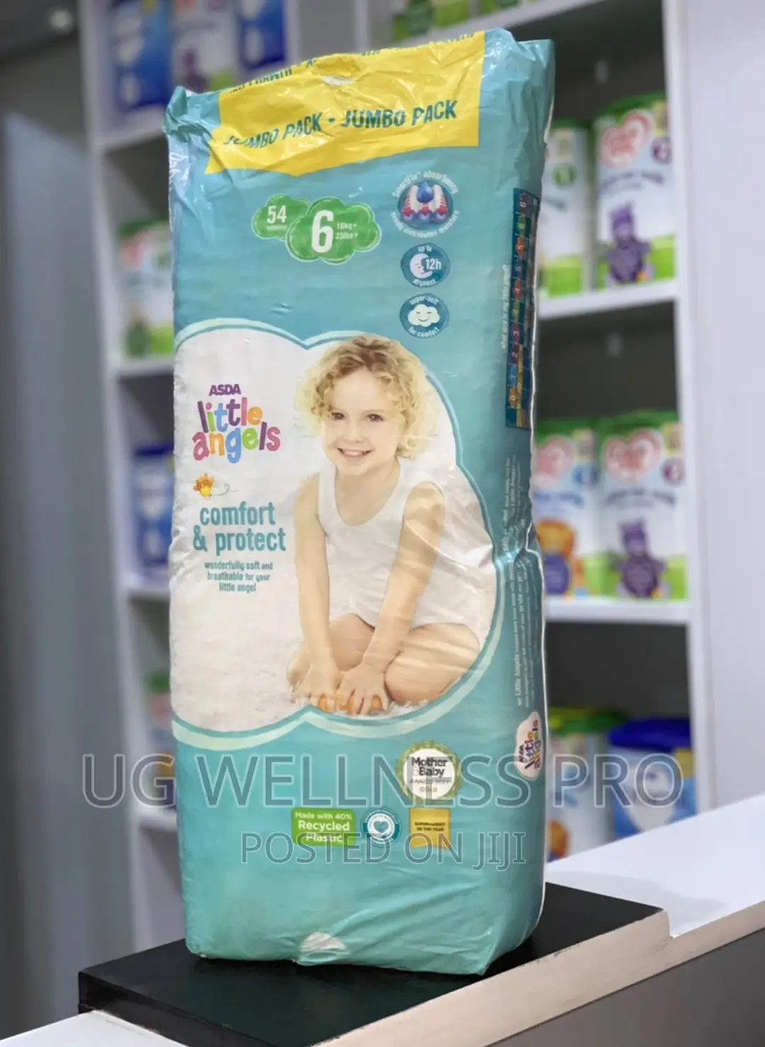 ASDA Little Angles Baby Diapers 6 16kg 54s