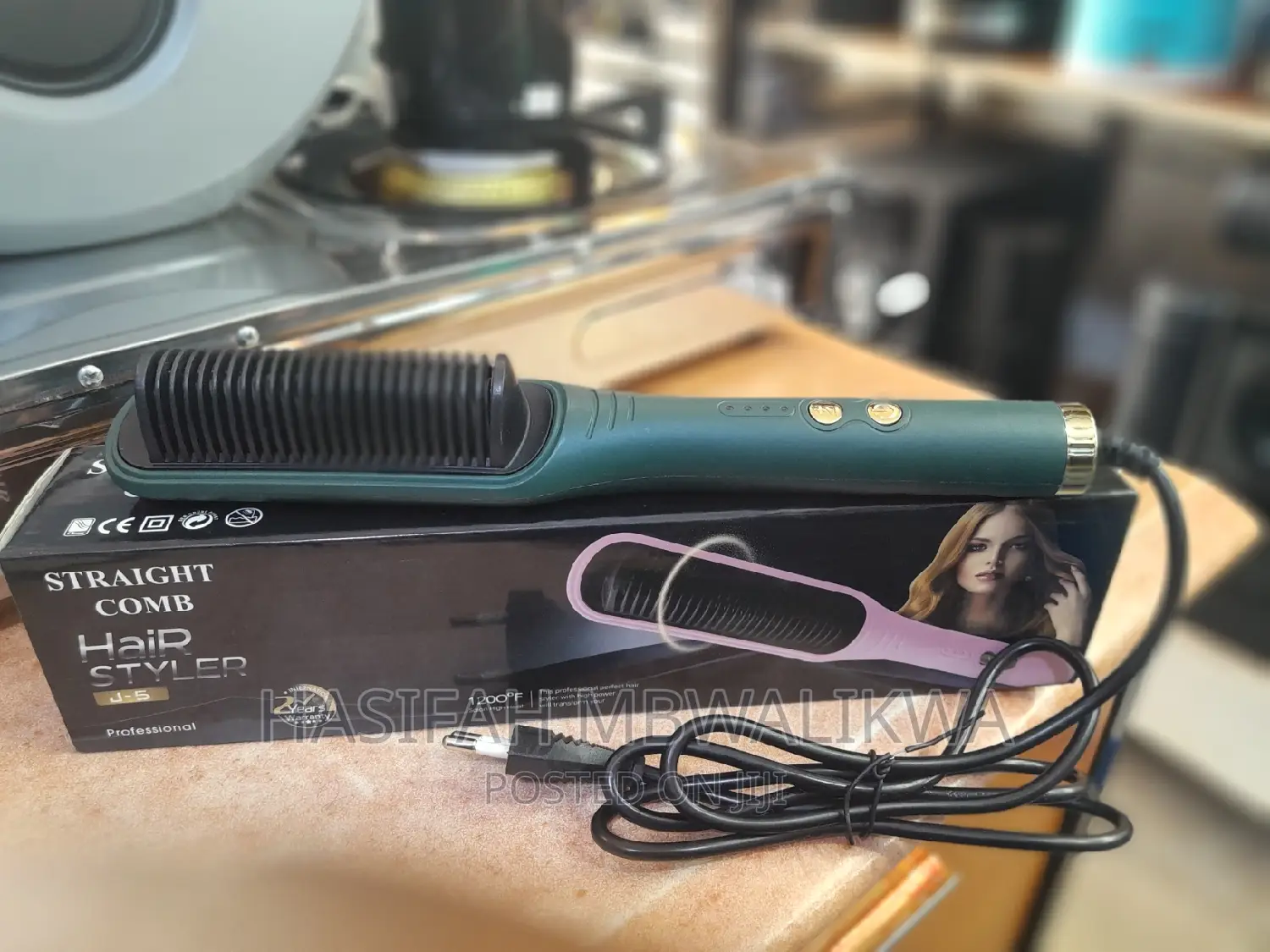 Electric Straight Comb and Hair Styler