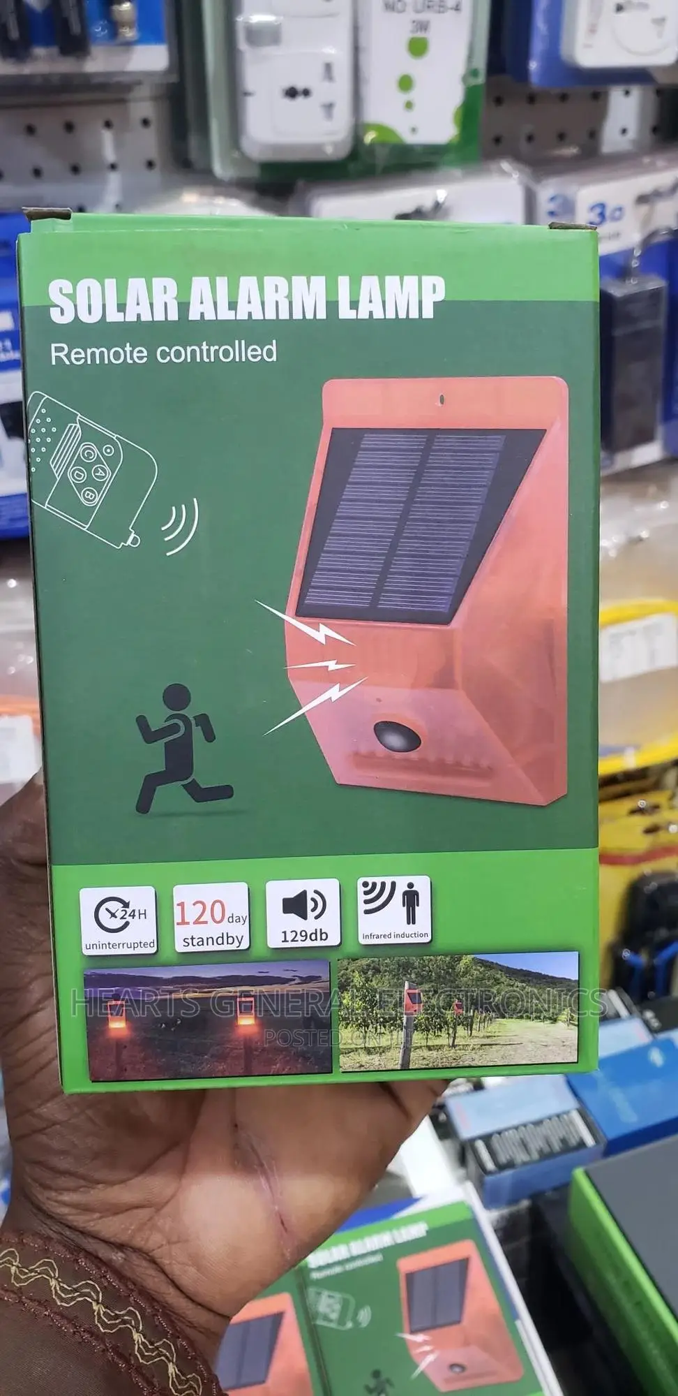 Solar Alarm Lamp