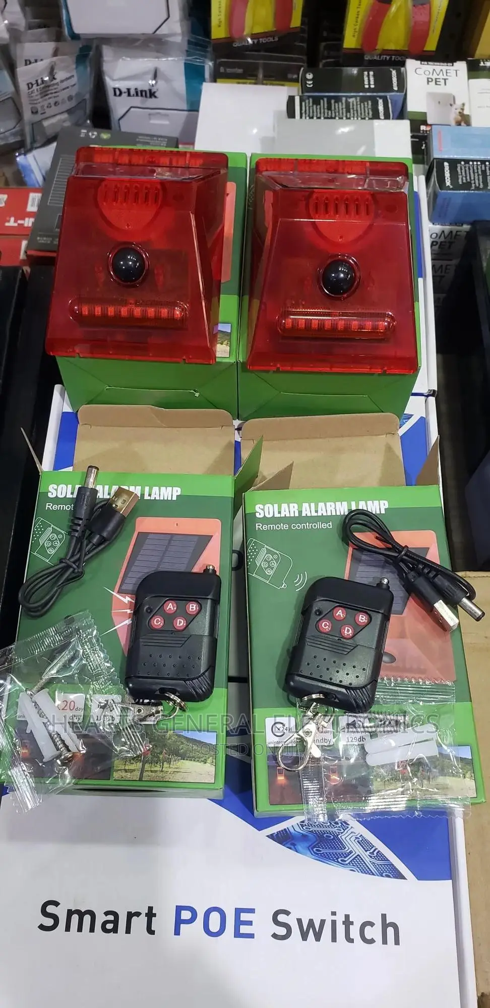 Solar Alarm Lamp