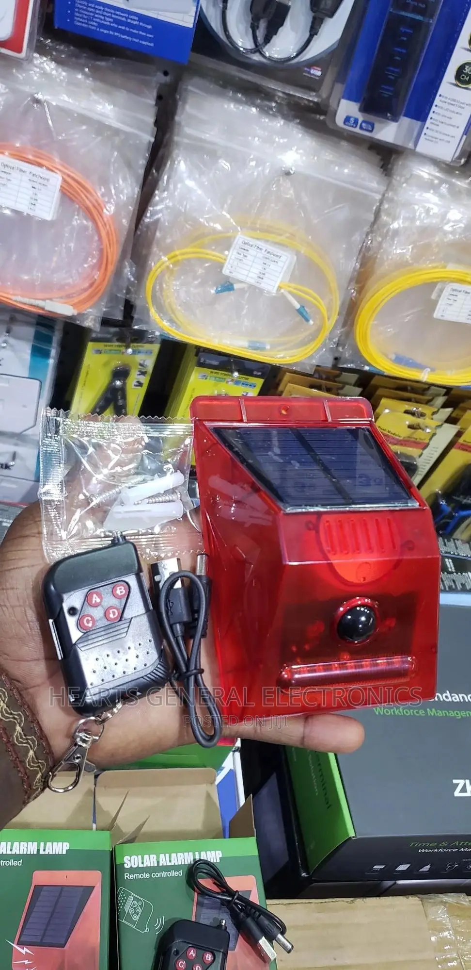 Solar Alarm Lamp
