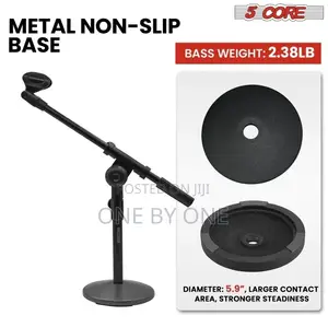 Mic Stand Desk Microphone Desktop Stand/Round Base