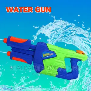 Double Shot 1.7L Long Range Water Blaster Gun for Outdoor