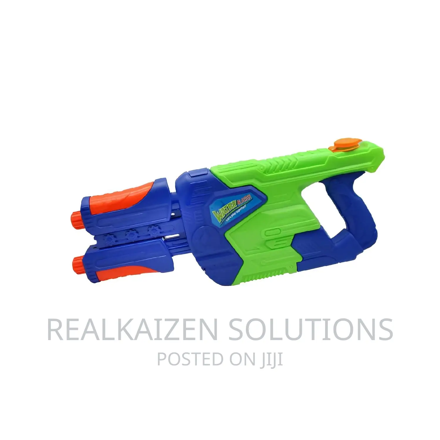 Double Shot 1.7L Long Range Water Blaster Gun for Outdoor