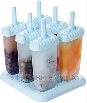 6 Ice Pop Makers, Popsicle Frozen Candy Lolly Icecreammoulds