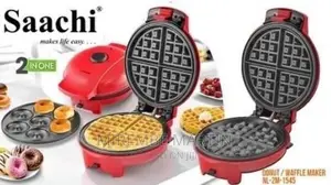 Saachi NL-2M-1545 2 in 1 Donut/Waffle Maker