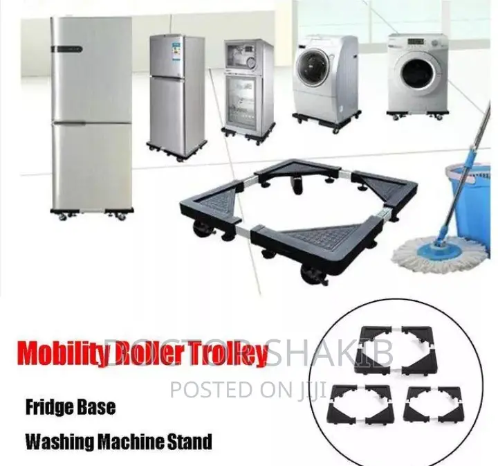 Generic Adjustable Washing Machine, Fridge Stand Trolley