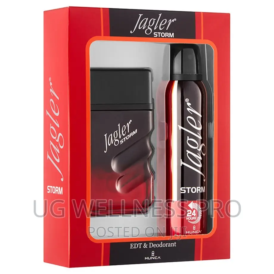 JAGLER Storm Men Perfume Set 90ml EDT + 150ml