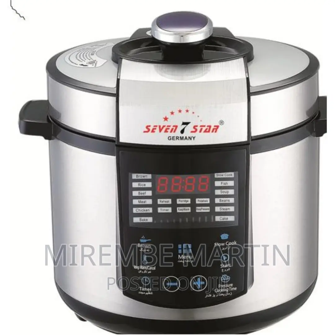 Seven 7 Star 15 In1, 6L Rice Pressure Cookersaucepansteamer-