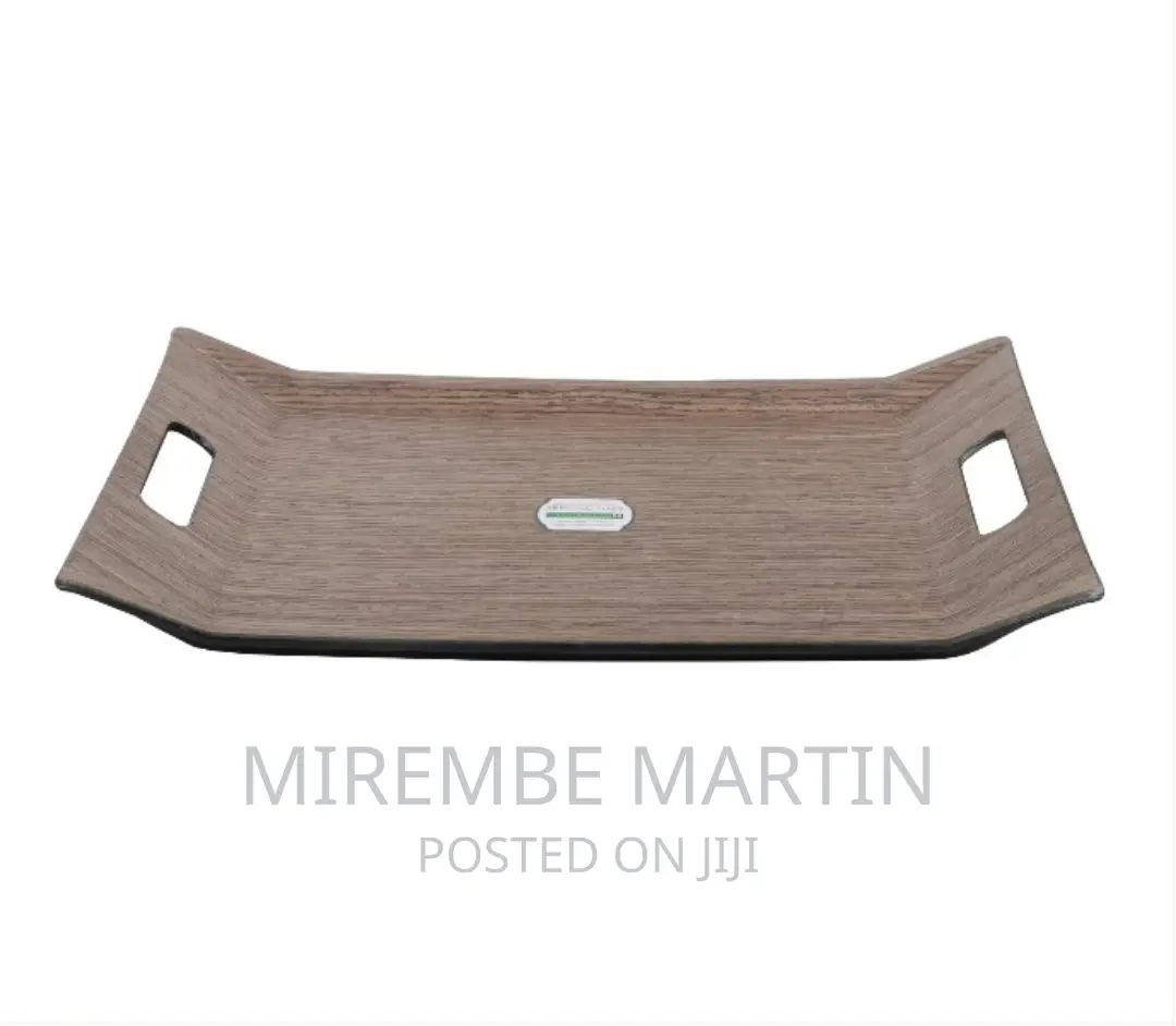Royalford RF9221 37 X 28CM Wooden Finish Serving Tray –