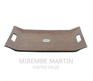 Royalford RF9221 37 X 28CM Wooden Finish Serving Tray –