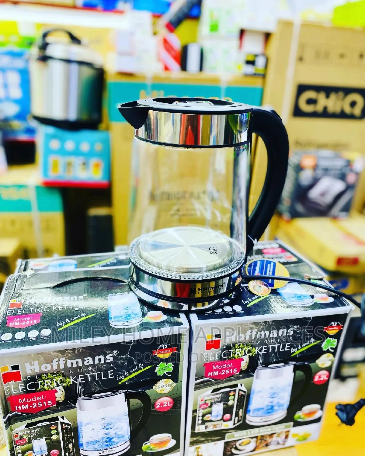 Hoffmans Glass Kettle
