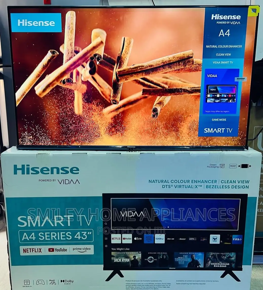 Hisense Uhd Smart A4 Series Tv 43inches