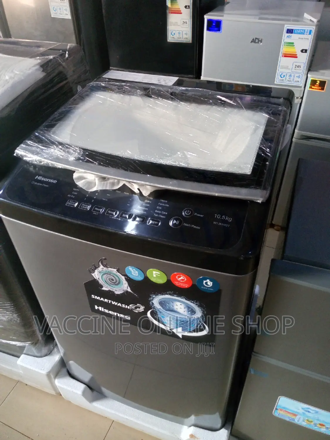 Hisense 10.5kg Washing Machine Top Loader/Hisense 10.5kg (GS