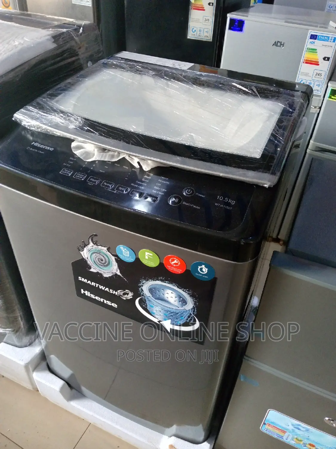 Hisense 10.5kg Washing Machine Top Loader/Hisense 10.5kg (GS