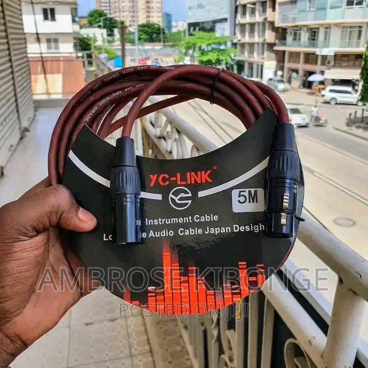 YC-LINK High Grade Low Noise 5mtires XLR Microphone Cables