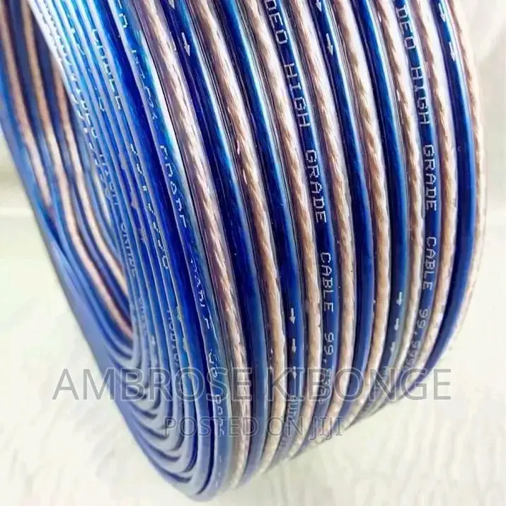 High Grade Sound Quality 100mitres 2-Core Speaker Roll Cable
