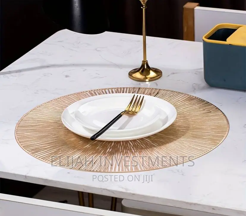 6pcs Multi-Use Golden Table Mat