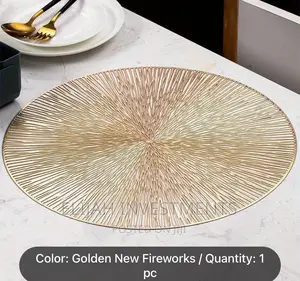 6pcs Multi-Use Golden Table Mat