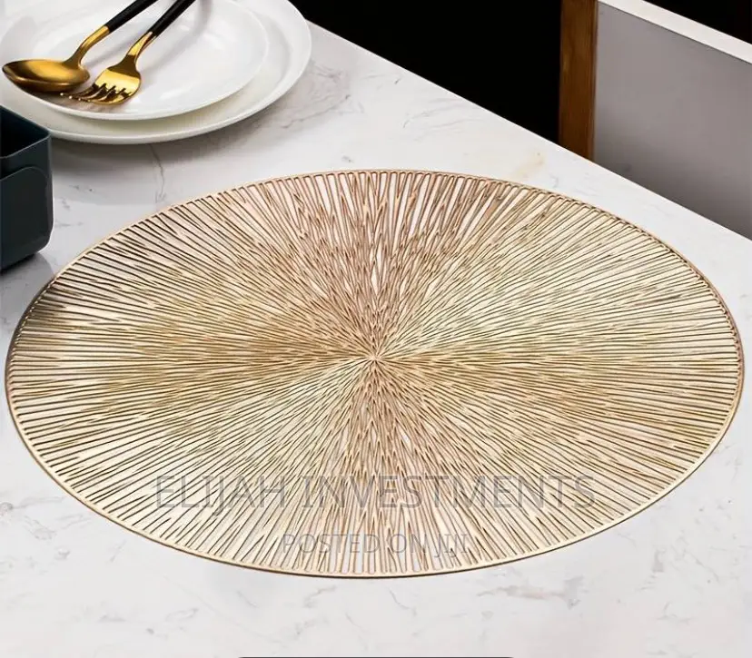 6pcs Multi-Use Golden Table Mat