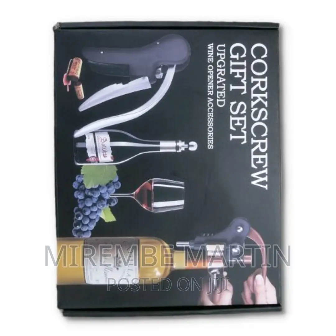 Corkscrew Wine Opener Kit Gift Set Box-