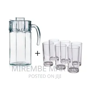 6drinking Glasses Plus 1 Glass Jug-