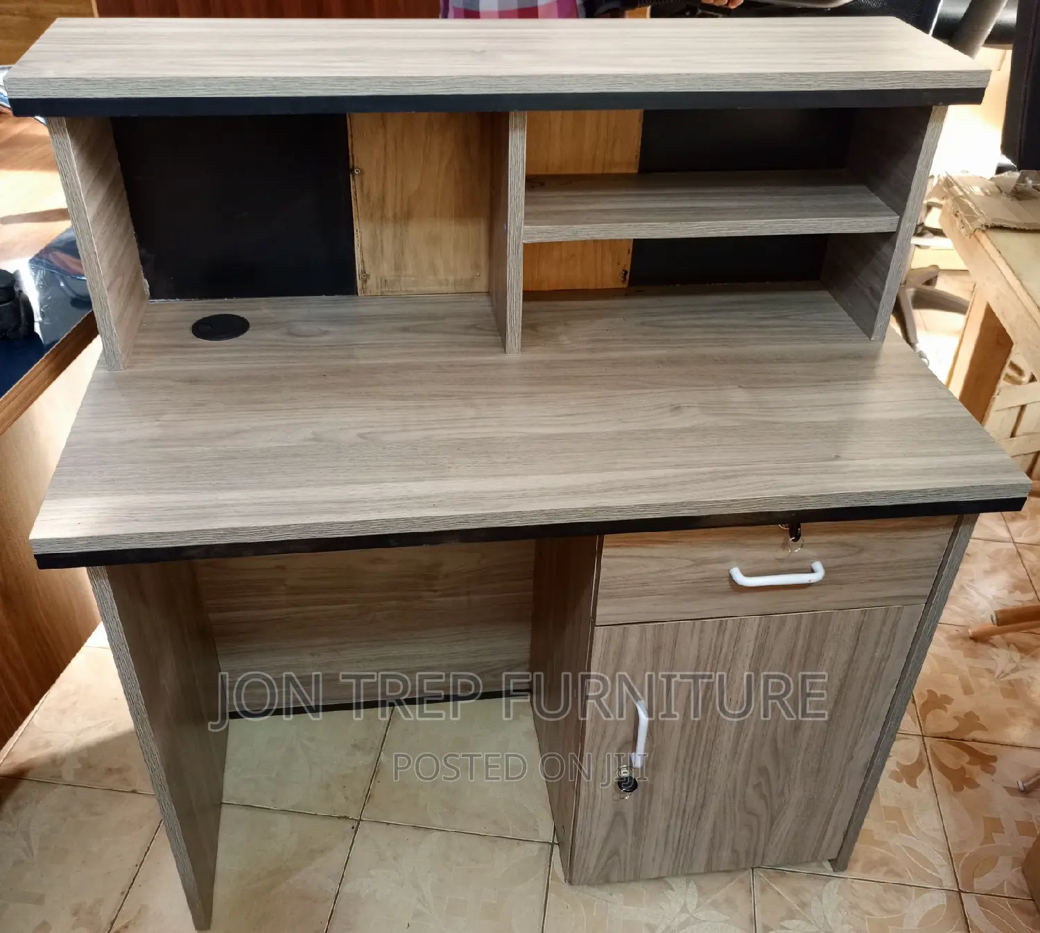 Reception Table 120cm Gray Color