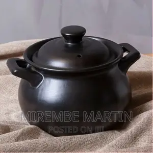 2.9lcasserole Clay Ceramic Earthen Stew Cooking Potpan
