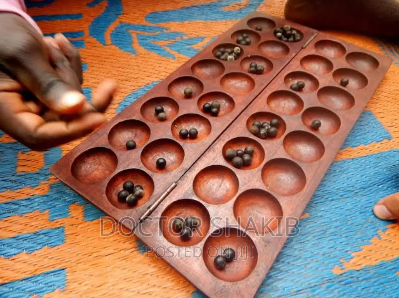 Black People Omweso Board Game